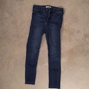 Abercrombie kids girl’s cropped skinny jeans